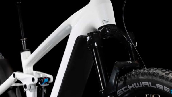 Cube Stereo Hybrid ONE44 EXC 800 metallicwhite´n´black