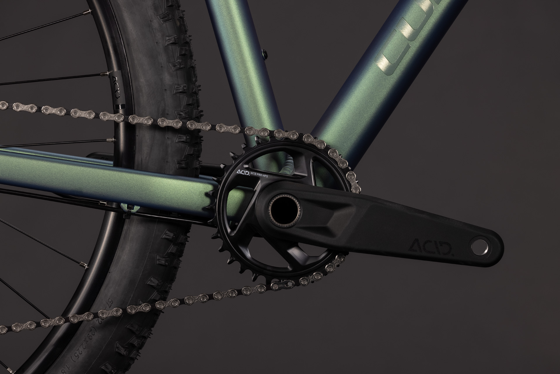 Cube Aim SLX shiftverde´n´chrome – Bild 4